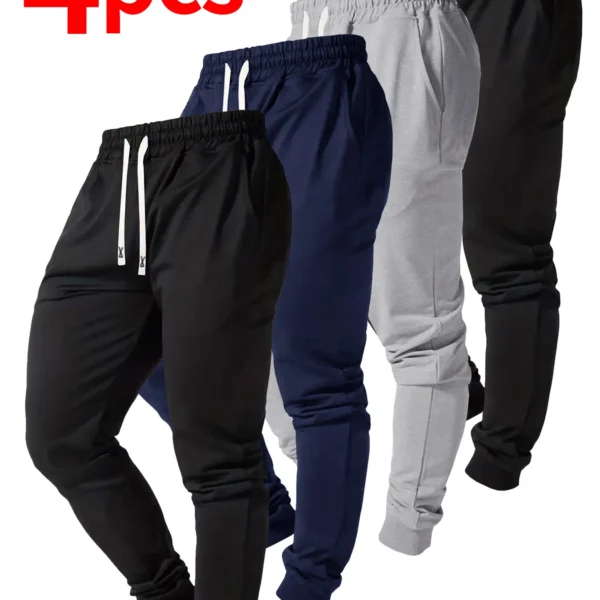 Solid Color Sports Pants