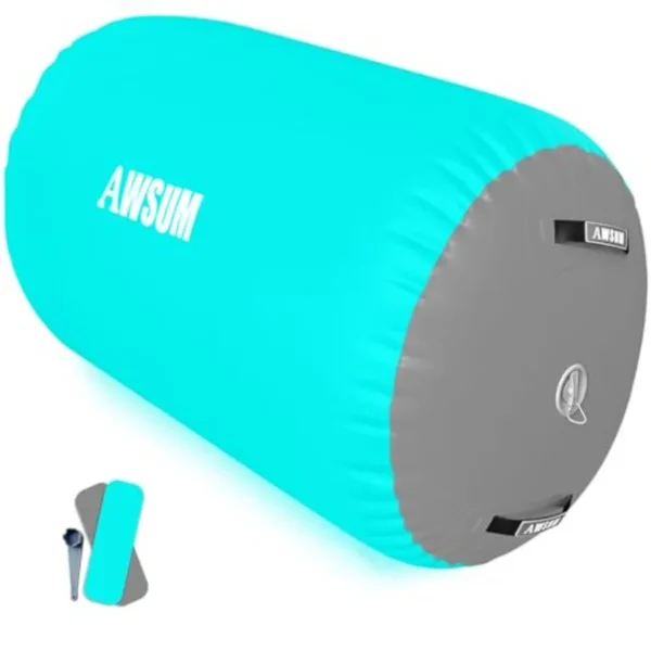 Inflatable gymnastics mat